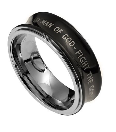 Black Spinner Ring KingdomWear
