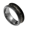 Black Spinner Ring - True Love Waits KingdomWear