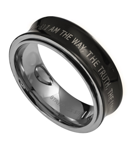 Black Spinner Ring KingdomWear