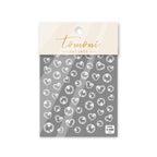 Bubble Cute Black Red Hearts Nail Stickers Nail Art Decorations Nail Decals Design Self-Adhesive 3D Wave Design Decoration for Women Girls Adhesive Striping Tape Nail Art Stickers Stevvex