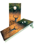 Buck In Cornfield Cornhole Board Set - SJB-DIAMOND ELITES
