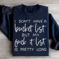Bucket List Sweatshirt Peachy Sunday