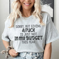 Budget This Year Tee Peachy Sunday