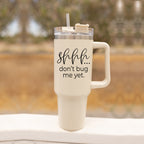 Don't Bug Me 40oz Insulated Tumbler With Handle Lid Straw Travel Mug BandsCo Straps