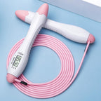 Built-in Rolling Pin Counter Jump Rope Skipping Rope Speed Rope For Boxing Jumping Training Lose Weight Fitness Digital Weight Calories Time Setting Skipping Rope With Counter For Indoor And Outdoor Exercise Stevvex