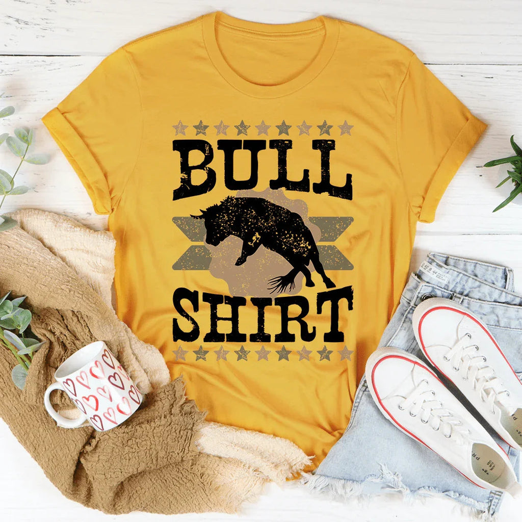 Bull Shirt Tee Peachy Sunday