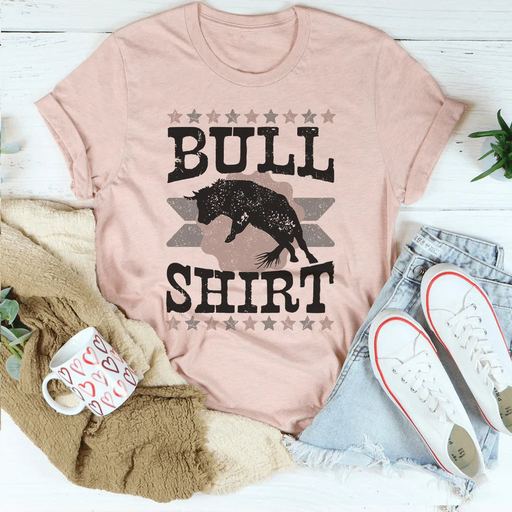 Bull Shirt Tee Peachy Sunday