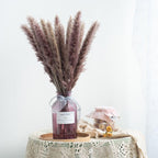 Bulrush Natural Dried Flowers Artificial Branch Pampas Grass Phragmites Fake Flower Wedding Home Decoration Christmas Decor Stevvex