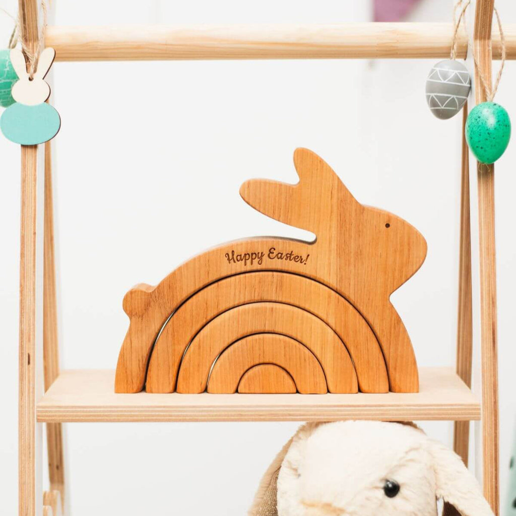 Wooden Bunny Stacker - SJB-DIAMOND ELITES