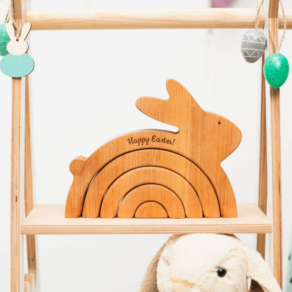 Wooden Bunny Stacker - SJB-DIAMOND ELITES