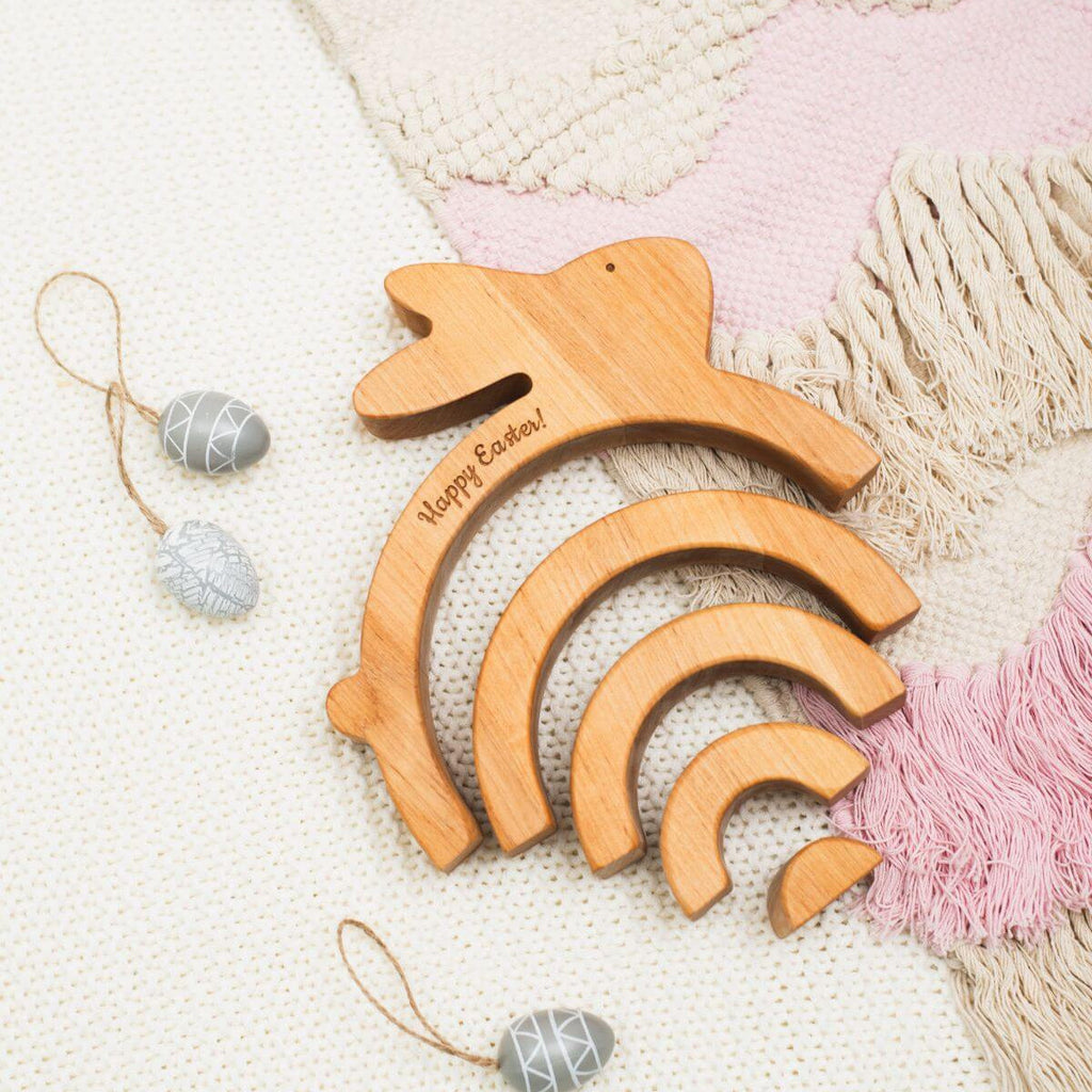 Wooden Bunny Stacker - SJB-DIAMOND ELITES
