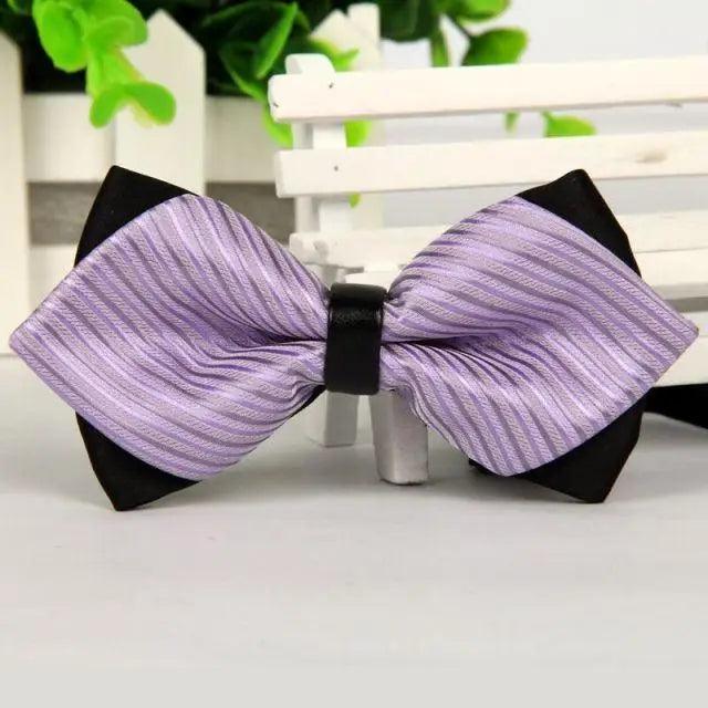 Business Black Golden Butterfly Men Bowtie Luxury Double Layer Pointed Classic Bow Tie Lovely Men Gift For Office And Meetings Stevvex