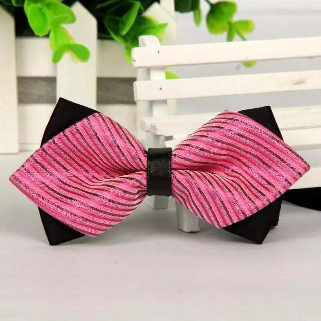 Business Black Golden Butterfly Men Bowtie Luxury Double Layer Pointed Classic Bow Tie Lovely Men Gift For Office And Meetings Stevvex
