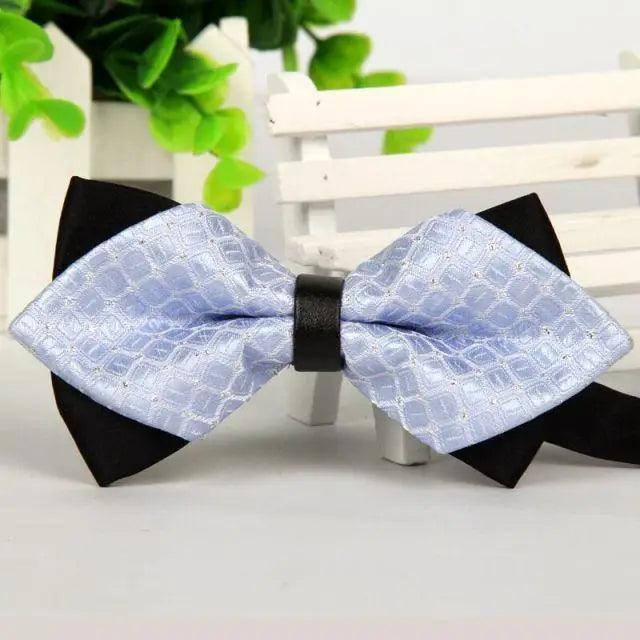 Business Black Golden Butterfly Men Bowtie Luxury Double Layer Pointed Classic Bow Tie Lovely Men Gift For Office And Meetings Stevvex
