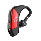 Business Bluetooth 5.0 Wireless Single-Ear Headset LED Power Display Ultra-Long Standby Earbud Headphones Wireless Black Earphone Bluetooth Noise Isolating Wireless Earbuds With Microphones Clear Calls Painless Wearing Stevvex