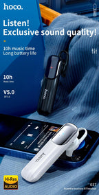 Business Bluetooth Headset Wireless Car Handsfree Headphones With Mic Hi-Res Audio Earphone For IPhone Xiaomi Samsung Bluetooth Over Ear Headphones, Wireless 5.0/Wired Headset, 55Hrs Playtime, Hi-Fi Stereo Deep Bass, Soft Earmuffs & Light Weight, Stevvex