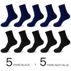 Business Simple White Cotton Socks 10 Pairs Men Breathable Socks Spring Summer Socks for Men Heavy Duty Reinforced Cotton Socks For Men Stevvex