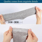 Business Simple White Cotton Socks 10 Pairs Men Breathable Socks Spring Summer Socks for Men Heavy Duty Reinforced Cotton Socks For Men Stevvex