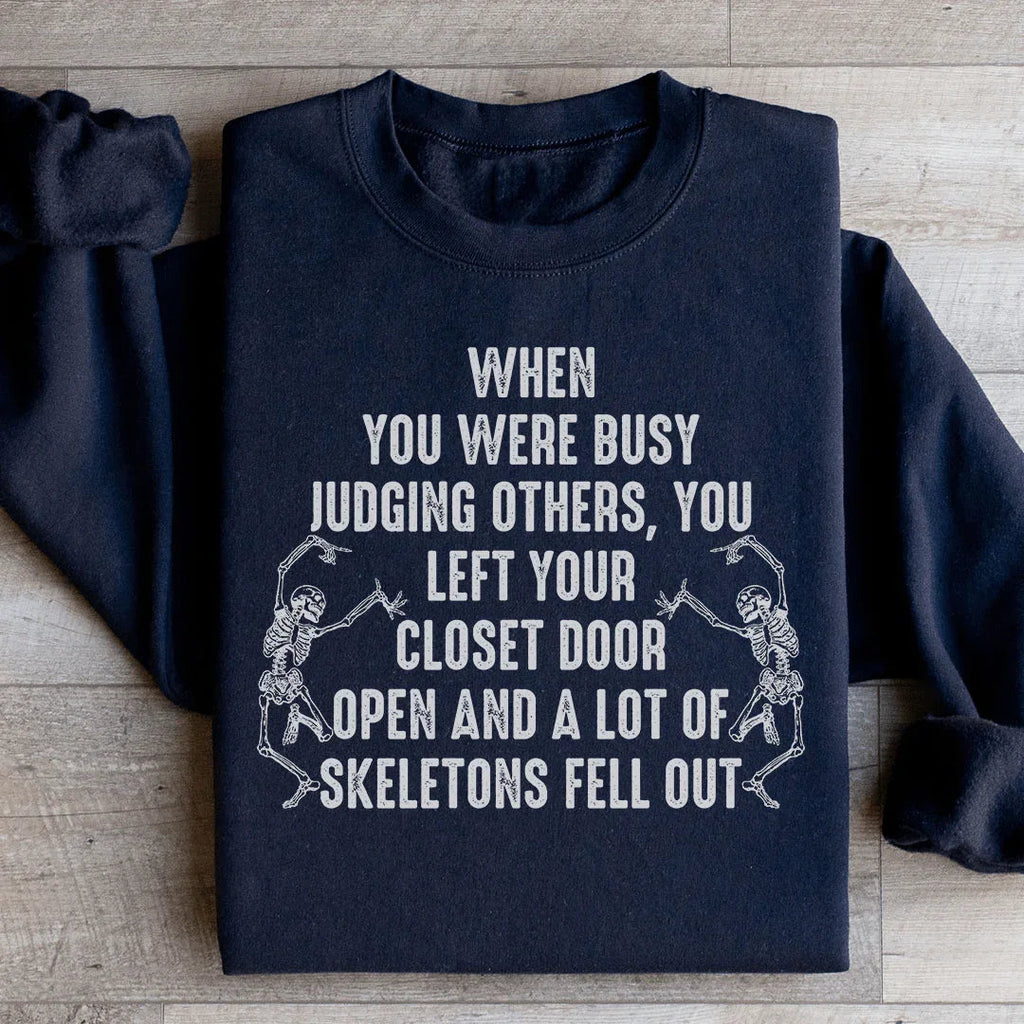 Busy Judging Others Sweatshirt Peachy Sunday