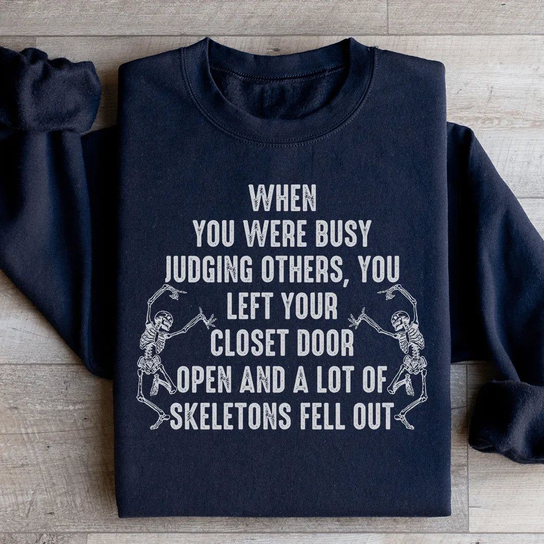 Busy Judging Others Sweatshirt Peachy Sunday