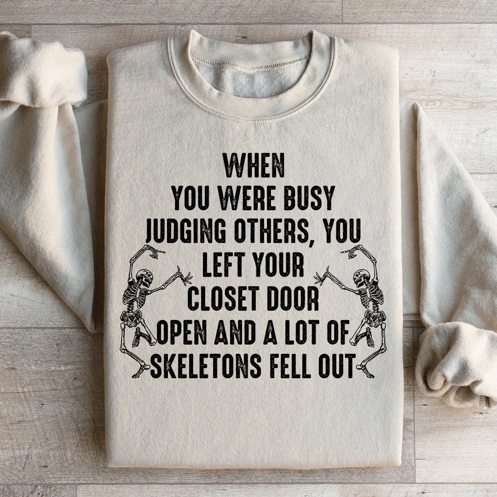 Busy Judging Others Sweatshirt Peachy Sunday