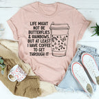 Butterflies And Rainbows Tee Peachy Sunday