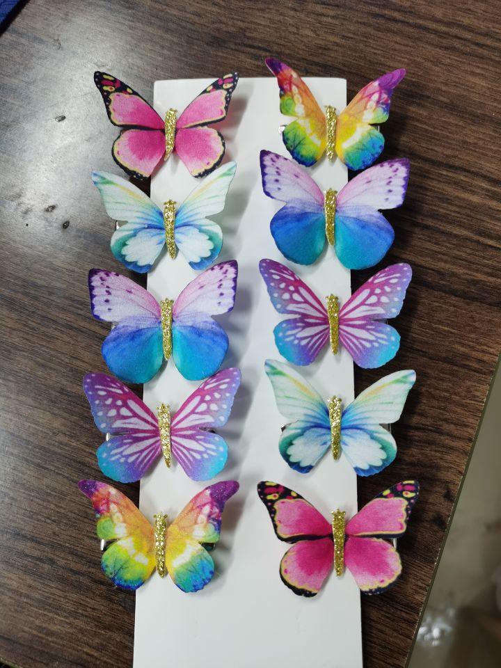Butterfly Hair Clips for Girls Kids Glitter Barrette Wedding Hairpins Hair Accessories Styling Tools Butterfly Hair Clip For Women Hair Styling Stevvex