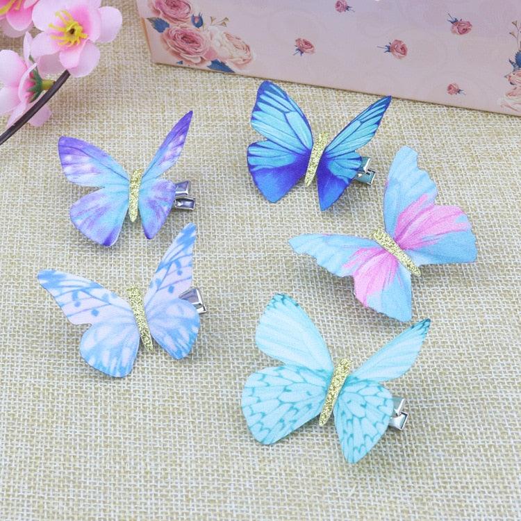 Butterfly Hair Clips for Girls Kids Glitter Barrette Wedding Hairpins Hair Accessories Styling Tools Butterfly Hair Clip For Women Hair Styling Stevvex