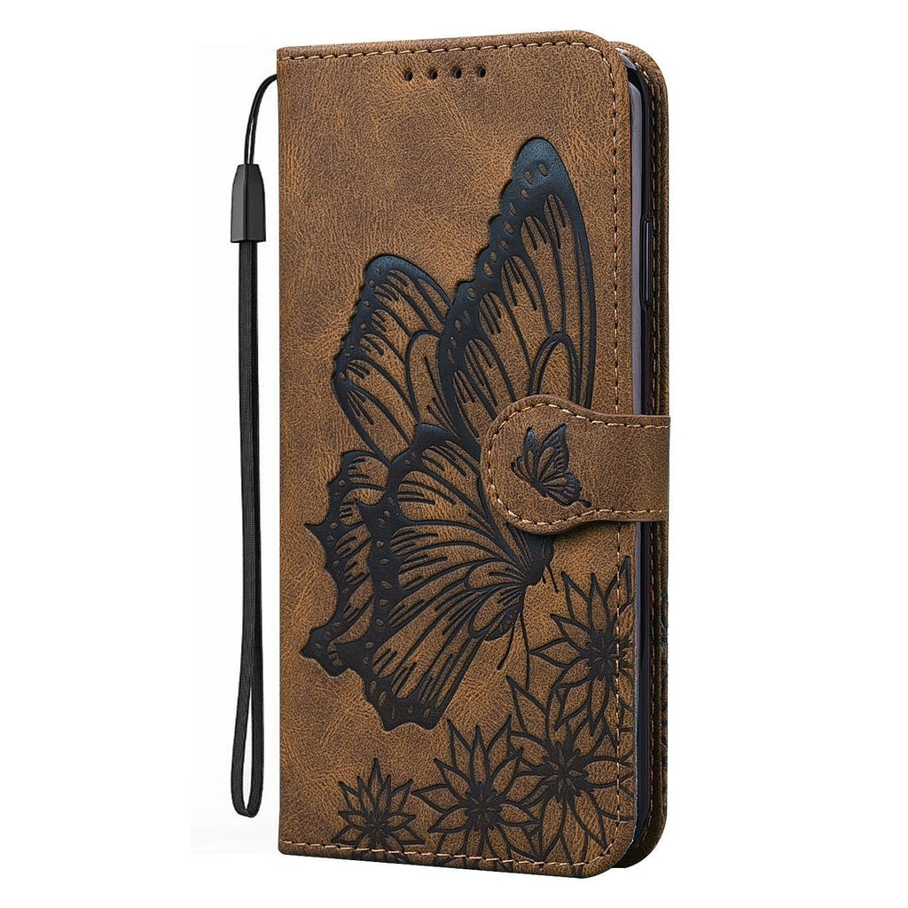 Butterfly Leather Flip Cover For Xiaomi Mi11 Redmi Note 9T 9 9A 9S 8 Pro 8A POCO X3 NFC M3 F3 10 Pro Lite Phone Wallet Book Case Retro Leather Flip Magnetic Mobile Phone Case Stevvex