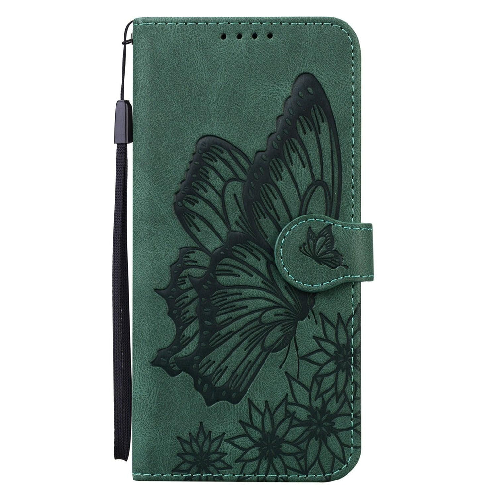 Butterfly Leather Flip Cover For Xiaomi Mi11 Redmi Note 9T 9 9A 9S 8 Pro 8A POCO X3 NFC M3 F3 10 Pro Lite Phone Wallet Book Case Retro Leather Flip Magnetic Mobile Phone Case Stevvex