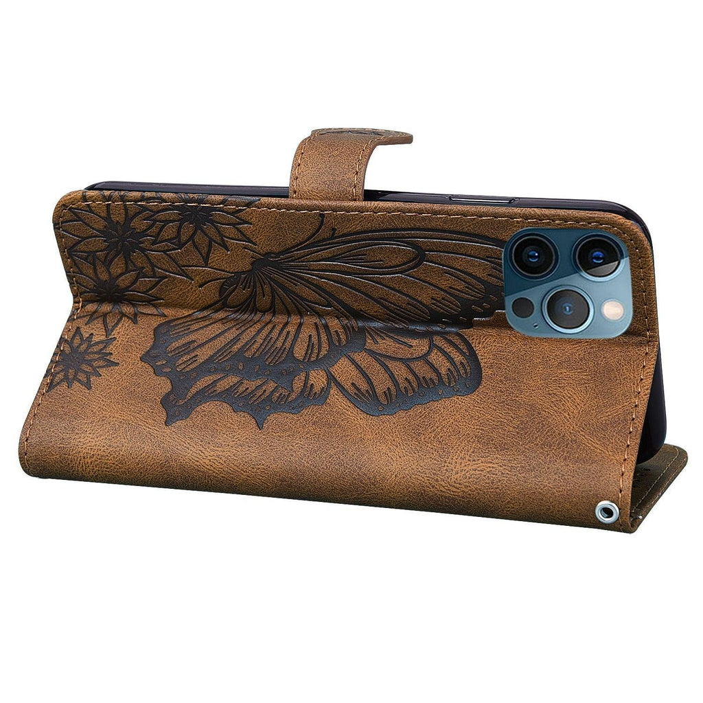 Butterfly Leather Flip Cover For Xiaomi Mi11 Redmi Note 9T 9 9A 9S 8 Pro 8A POCO X3 NFC M3 F3 10 Pro Lite Phone Wallet Book Case Retro Leather Flip Magnetic Mobile Phone Case Stevvex