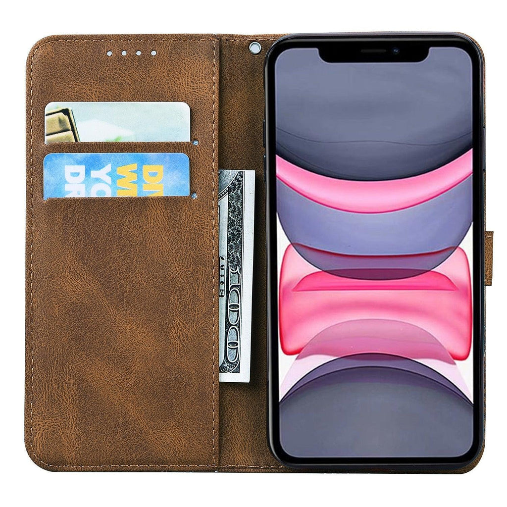 Butterfly Leather Flip Cover For Xiaomi Mi11 Redmi Note 9T 9 9A 9S 8 Pro 8A POCO X3 NFC M3 F3 10 Pro Lite Phone Wallet Book Case Retro Leather Flip Magnetic Mobile Phone Case Stevvex