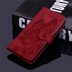 Butterfly Leather Flip Cover For Xiaomi Mi11 Redmi Note 9T 9 9A 9S 8 Pro 8A POCO X3 NFC M3 F3 10 Pro Lite Phone Wallet Book Case Retro Leather Flip Magnetic Mobile Phone Case Stevvex