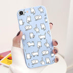 Butterfly Pattern Design Trendy Mobile Phone Case Protective Case For iPhone 7 8 SE 2020 Flower Cartoon Celular Case For iPhone7 8 SE2020 se 2020 se2020 A1778 A1660 A1779 Silicon Matte TPU Cover Stevvex