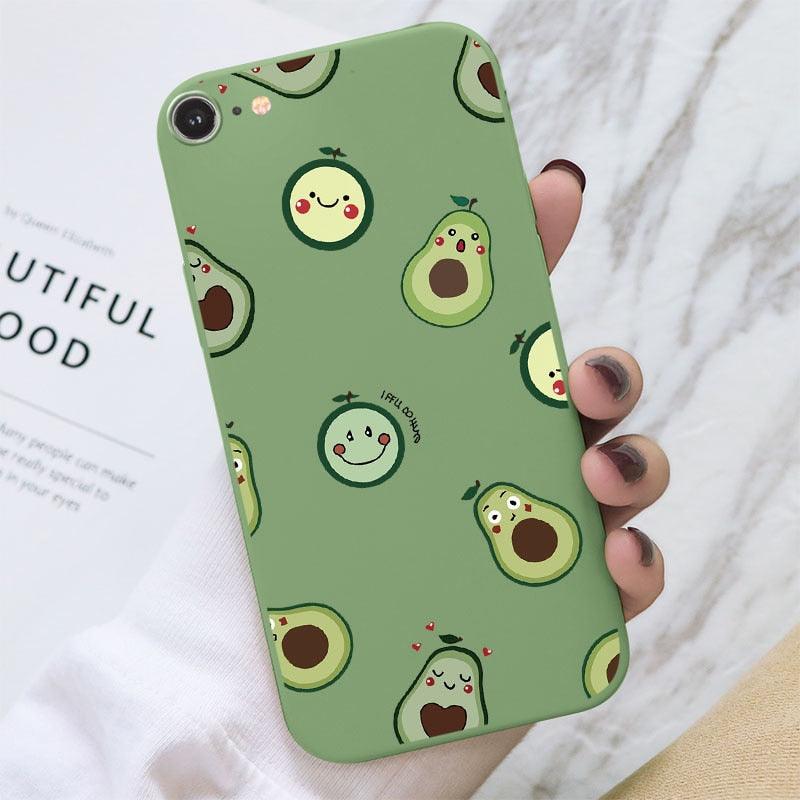 Butterfly Pattern Design Trendy Mobile Phone Case Protective Case For iPhone 7 8 SE 2020 Flower Cartoon Celular Case For iPhone7 8 SE2020 se 2020 se2020 A1778 A1660 A1779 Silicon Matte TPU Cover Stevvex