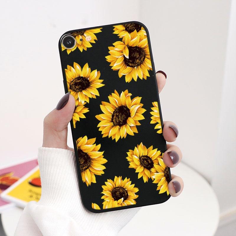 Butterfly Pattern Design Trendy Mobile Phone Case Protective Case For iPhone 7 8 SE 2020 Flower Cartoon Celular Case For iPhone7 8 SE2020 se 2020 se2020 A1778 A1660 A1779 Silicon Matte TPU Cover Stevvex