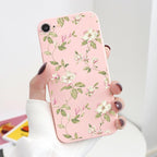 Butterfly Pattern Design Trendy Mobile Phone Case Protective Case For iPhone 7 8 SE 2020 Flower Cartoon Celular Case For iPhone7 8 SE2020 se 2020 se2020 A1778 A1660 A1779 Silicon Matte TPU Cover Stevvex