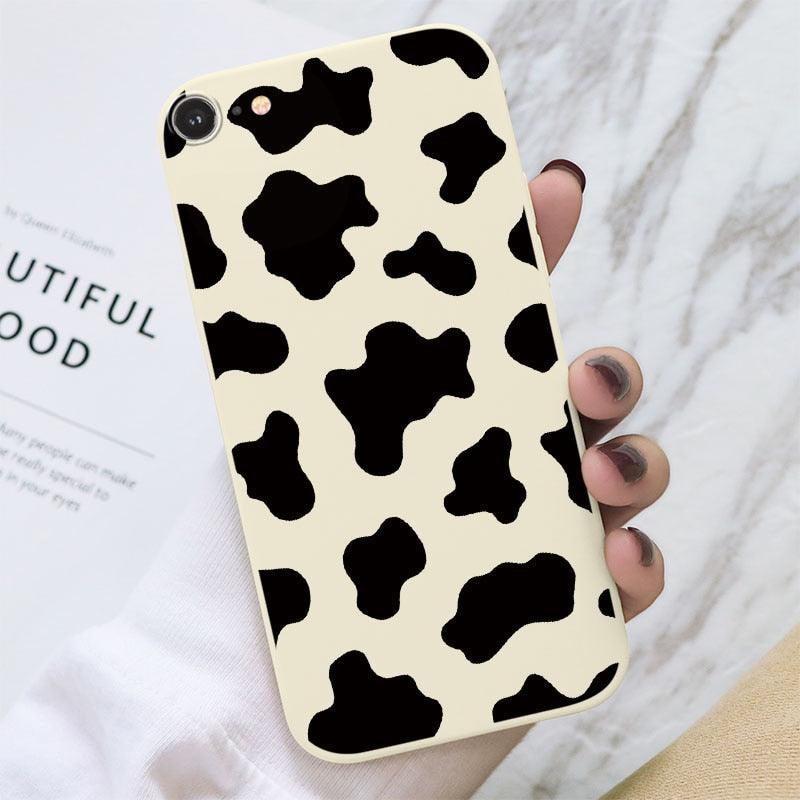 Butterfly Pattern Design Trendy Mobile Phone Case Protective Case For iPhone 7 8 SE 2020 Flower Cartoon Celular Case For iPhone7 8 SE2020 se 2020 se2020 A1778 A1660 A1779 Silicon Matte TPU Cover Stevvex