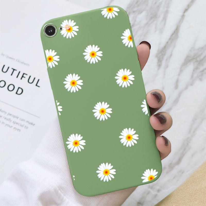 Butterfly Pattern Design Trendy Mobile Phone Case Protective Case For iPhone 7 8 SE 2020 Flower Cartoon Celular Case For iPhone7 8 SE2020 se 2020 se2020 A1778 A1660 A1779 Silicon Matte TPU Cover Stevvex