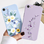Butterfly Pattern Design Trendy Mobile Phone Case Protective Case For iPhone 7 8 SE 2020 Flower Cartoon Celular Case For iPhone7 8 SE2020 se 2020 se2020 A1778 A1660 A1779 Silicon Matte TPU Cover Stevvex