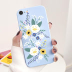 Butterfly Pattern Design Trendy Mobile Phone Case Protective Case For iPhone 7 8 SE 2020 Flower Cartoon Celular Case For iPhone7 8 SE2020 se 2020 se2020 A1778 A1660 A1779 Silicon Matte TPU Cover Stevvex