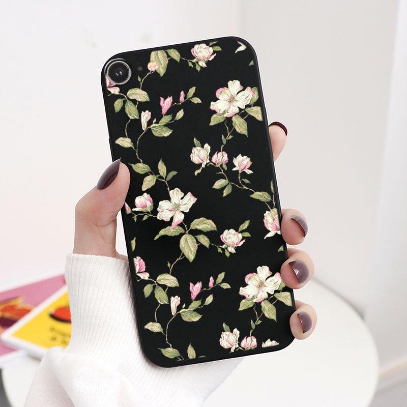 Butterfly Pattern Design Trendy Mobile Phone Case Protective Case For iPhone 7 8 SE 2020 Flower Cartoon Celular Case For iPhone7 8 SE2020 se 2020 se2020 A1778 A1660 A1779 Silicon Matte TPU Cover Stevvex