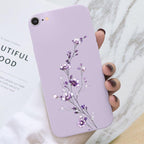 Butterfly Pattern Design Trendy Mobile Phone Case Protective Case For iPhone 7 8 SE 2020 Flower Cartoon Celular Case For iPhone7 8 SE2020 se 2020 se2020 A1778 A1660 A1779 Silicon Matte TPU Cover Stevvex