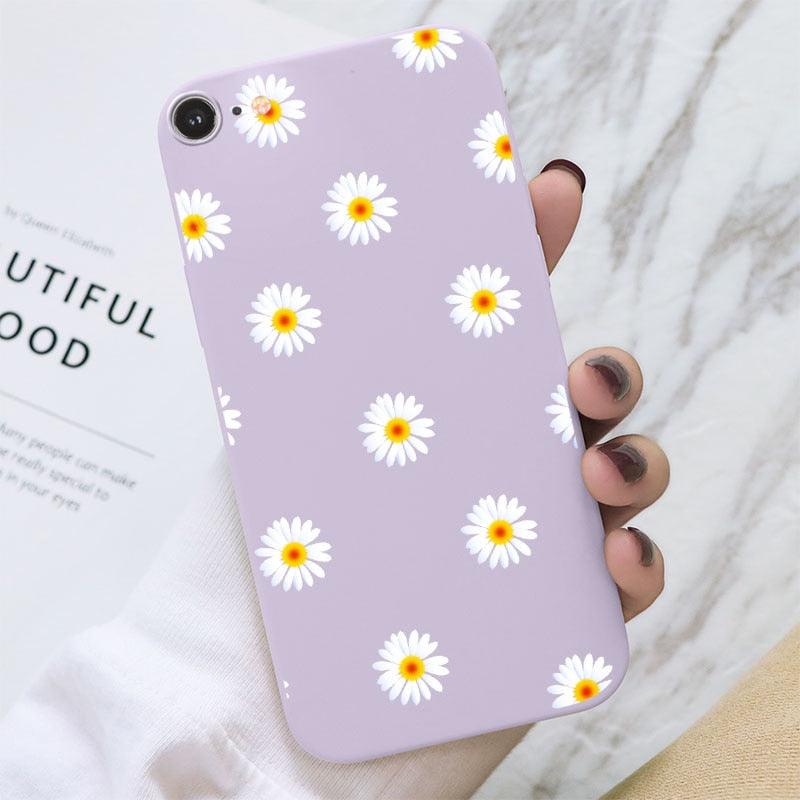 Butterfly Pattern Design Trendy Mobile Phone Case Protective Case For iPhone 7 8 SE 2020 Flower Cartoon Celular Case For iPhone7 8 SE2020 se 2020 se2020 A1778 A1660 A1779 Silicon Matte TPU Cover Stevvex