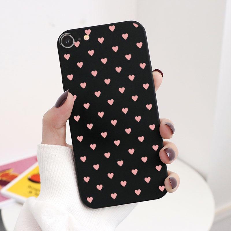 Butterfly Pattern Design Trendy Mobile Phone Case Protective Case For iPhone 7 8 SE 2020 Flower Cartoon Celular Case For iPhone7 8 SE2020 se 2020 se2020 A1778 A1660 A1779 Silicon Matte TPU Cover Stevvex
