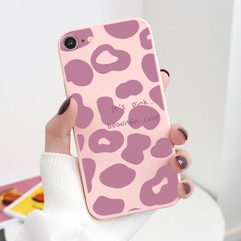 Butterfly Pattern Design Trendy Mobile Phone Case Protective Case For iPhone 7 8 SE 2020 Flower Cartoon Celular Case For iPhone7 8 SE2020 se 2020 se2020 A1778 A1660 A1779 Silicon Matte TPU Cover Stevvex