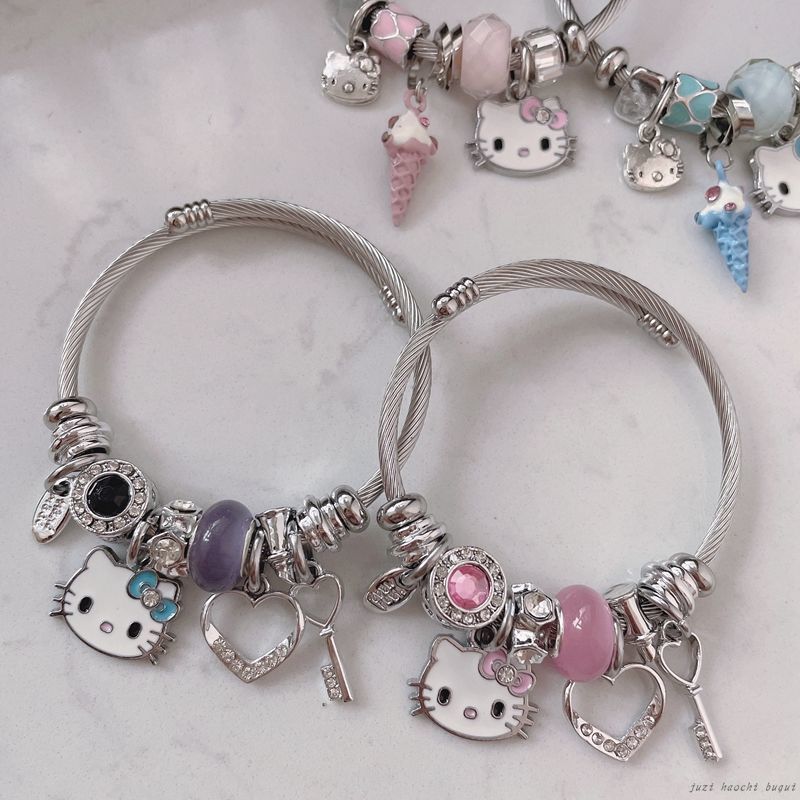 Crystal Love Beaded Bracelets Pi-Mart