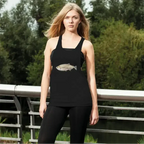 Silver Fish Women's Loose Racerback Tank Top - SJB-DIAMOND ELITES