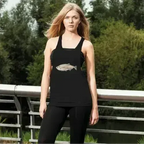 Silver Fish Women's Loose Racerback Tank Top - SJB-DIAMOND ELITES