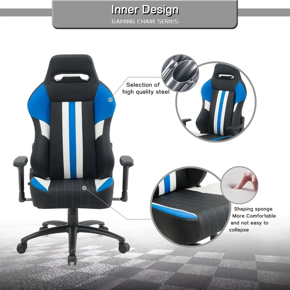 High Back Gaming Chair Racing Office Chair with PU Leather - SJB-DIAMOND ELITES